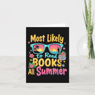 Grappig om boeken te lezen de hele zomer leraar kaart