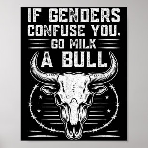 Grappig om een bull citaat te melken als geslachte poster