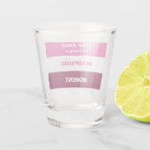 Grappig om een menopauze te hebben shot glas (Achterkant)