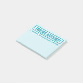 Grappig OM IEMAND TE HEBBEN? Opvoeder 4"X 3" Post-it® Notes (Schuin)