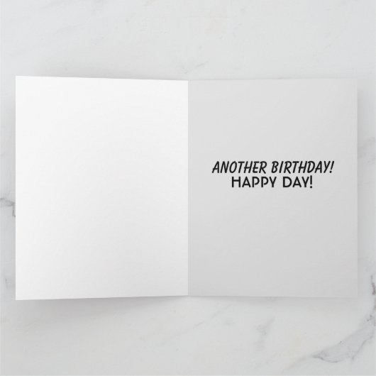 GRAPPIG OM OUDER TE WORDEN RETRO GRAP Kaart (Binnen)