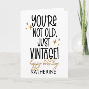 Grappig om ouder te worden voor vrienden kaart