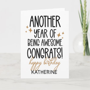 Grappig om ouder te worden voor vrienden kaart