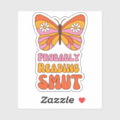 Grappig om Smut te lezen Sticker (Vel)