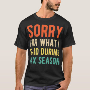 Grappig om te zeggen wat ik zei tijdens het belast t-shirt