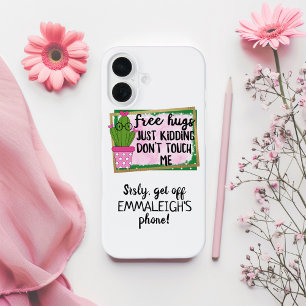 Grappig om van mijn telefoon af te komen Cactus Su iPhone 16 Hoesje