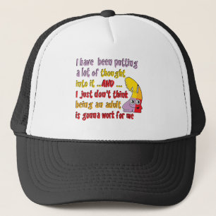 Grappig om volwassen te zijn trucker pet