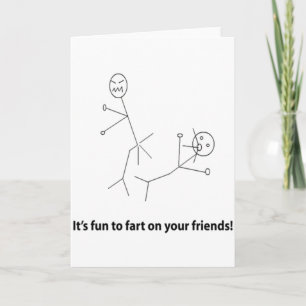 Grappig om vrienden te vinden kaart