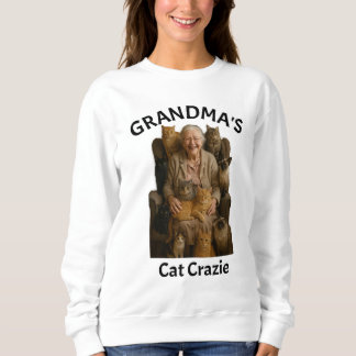 Grappig Oma Cat Crazy Shirt Perfect voor Cat Moms