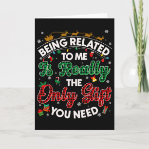 Grappig Omdat Je Familie Van Me Bent Alleen Cadeau Kaart