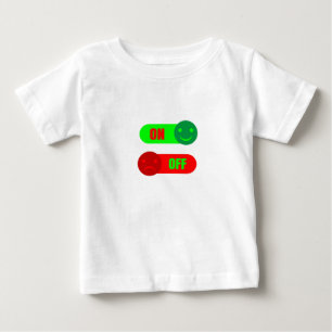 Grappig On Off Stemming Emoji Baby T-Shirt
