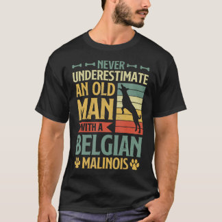Grappig Onderschat Nooit Een Oude Man Met Een T-shirt