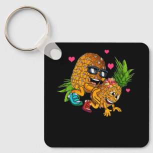 Grappig Ondersteboven Ananas Swinger Meme Fruit Gr Sleutelhanger