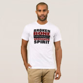Grappig ongeval letsel T-shirt (Voorkant volledig)