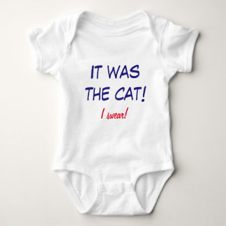 Grappig Onsie - Baby Blames de Kat! Romper