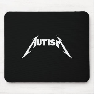 Grappig ontwerp autisme skelet meme metal rock voo muismat