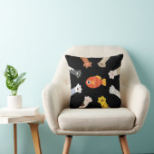 Grappig ontwerp dat katten spelen om vis te vangen kussen (Stoel)
