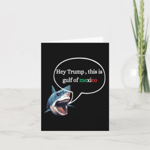 Grappig ontwerp haai vraag Trump dit is Golf van M Kaart