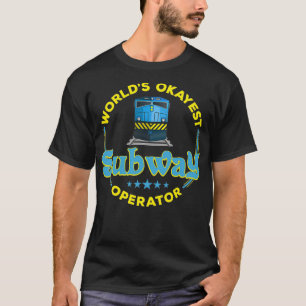 Grappig ontwerp van de ontwerper van de subwegexpl t-shirt