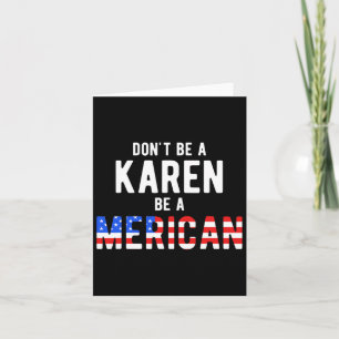 Grappig ontwerp voor 4 juli cadeau voor Onafhankel Kaart