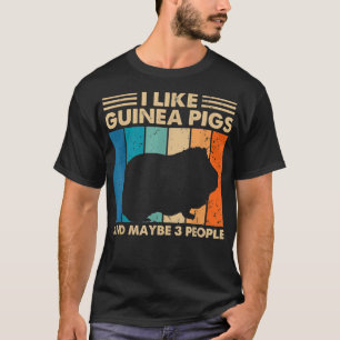 Grappig ontwerp voor cavia's voor mannen vrouwen k t-shirt