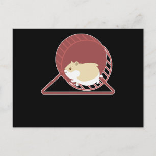 Grappig ontwerp voor hamsters Knaagdier Dwerghamst Briefkaart