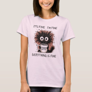 Grappig ontwerp voor koffie monster mok - Het is g T-shirt