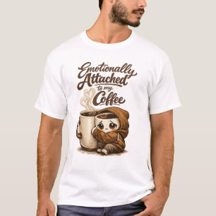 Grappig Ontwerp voor Koffieliefhebber Introvert – T-shirt