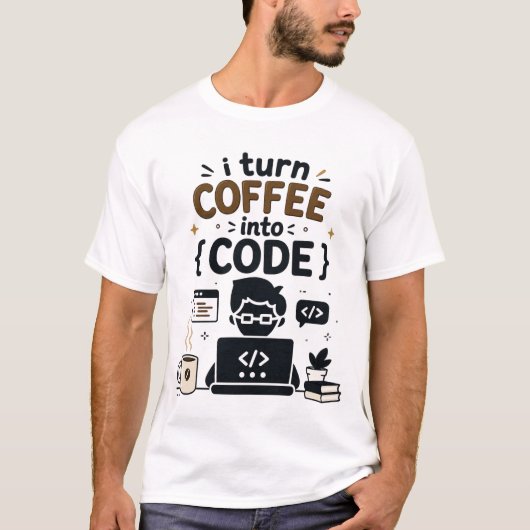 Grappig Ontwerp voor Programmeurs T-shirt (Voorkant)