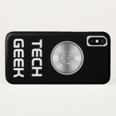 Grappig ontwerp voor tech-geeks Case-Mate iPhone case (Achterkant (horizontaal))
