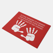 Grappig onwelkome Vloermatten van Security Joke Deurmat (Schuin)