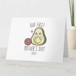 Grappig onze eerste moederdag kaart