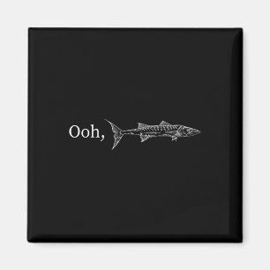 Grappig Ooh Barracuda Vissen Cadeau Voor Muziek En Magneet