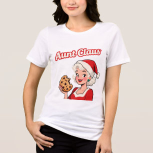 Grappig Oom Claus Kerstshirt – Officieel Koekje Tri-Blend Shirt