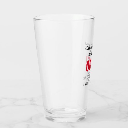 Grappig OOPS... Ik dacht dat ik op MUTE was. Glas (Rechts)