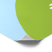 Grappig op een Poster op een heuvel (Hoek)