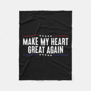 Grappig Open Hart Chirurgie Herstel-Maak Mijn Hart Fleece Deken
