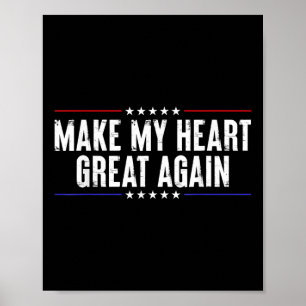 Grappig Open Hart Chirurgie Herstel-Maak Mijn Hart Poster