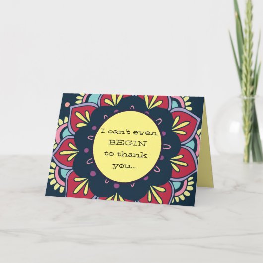 Grappig/oprecht bedankt (Voorkant)