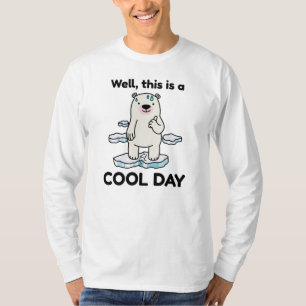Grappig opwarmen van de aarde Dit is een goede dag T-shirt
