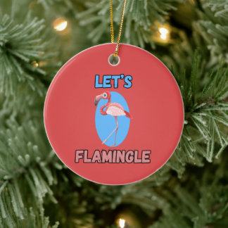 GRAPPIG! Ornament - Let's Flamingle - Flamingo
