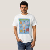 Grappig oud Man Doll T-shirt (Voorkant volledig)