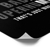 Grappig Oud Man Gag Vaders Dag Verjaardag Poster (Hoek)