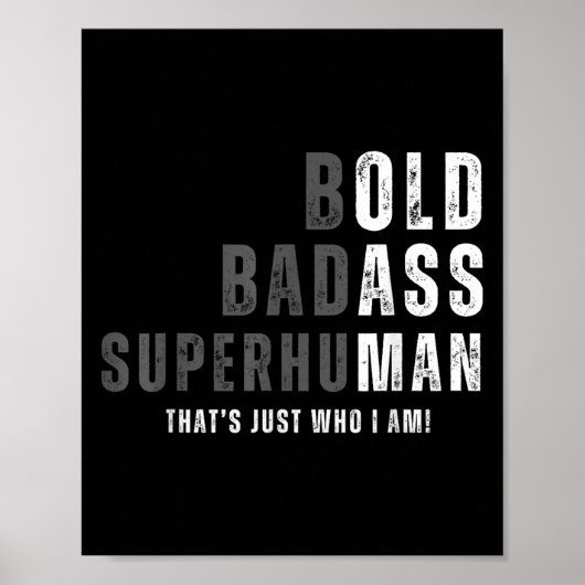 Grappig Oud Man Gag Vaders Dag Verjaardag Poster (Voorkant)