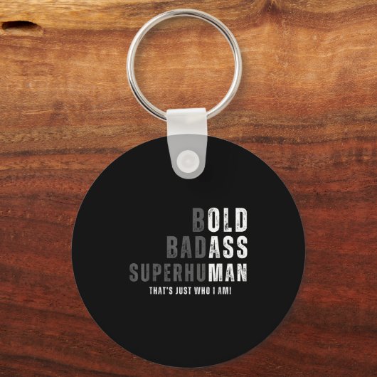 Grappig Oud Man Gag Vaders Dag Verjaardag Sleutelhanger (Voorkant)