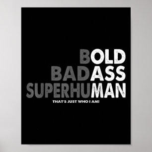 Grappig Oud Man Gezegde Gag Dad Man Verjaardag Fat Poster