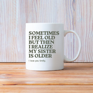 Grappig Ouder beste zus Gezegde Gift Koffie Mok