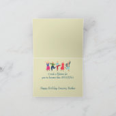 Grappig ouderdom over de heuvel, broeder kaart (Binnen)