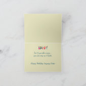 Grappig ouderdom over de heuvel, zuster kaart (Binnen)