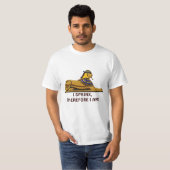 Grappig ouderlijk Egyptisch Sphinx Joke Design T-shirt (Voorkant volledig)